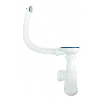 Сифон Dr gans SMART GRAND 3 1/2 ЭКОНОМ с полированным выпуском, 1 чаша Сифон Dr gans SMART GRAND 3 1/2 ЭКОНОМ с полированным выпуском, 1 чаша