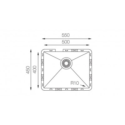 Кухонная мойка TopZero TZ RS500 GOLD Кухонная мойка TopZero TZ RS500 GOLD
