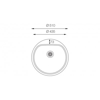 Кухонная мойка TopZero (prime) ELL 510.GT8K Кухонная мойка TopZero (prime) ELL 510.GT8K