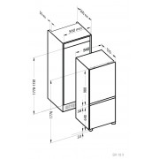 Zigmund & Shtain BR 18 X холодильник встраиваемый