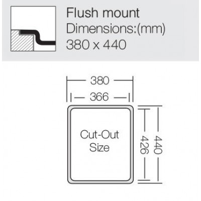 Кухонная мойка TopZero ColorX TNL 340 GOLD Кухонная мойка TopZero ColorX TNL 340 GOLD