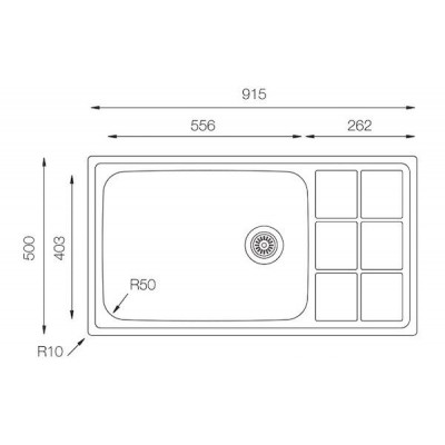 Кухонная мойка TopZero (prime) LTL 915.500.GT8K Кухонная мойка TopZero (prime) LTL 915.500.GT8K