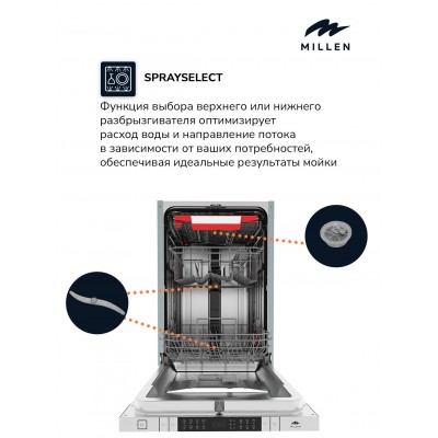 MILLEN MDW 453 посудомоечная машина MILLEN MDW 453 посудомоечная машина