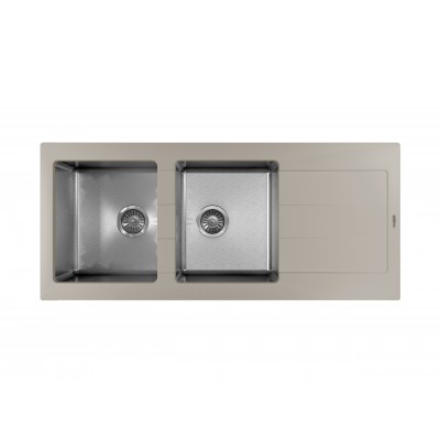 Кухонная мойка Флорентина КОМБИ 1160 грей Кухонная мойка Флорентина КОМБИ 1160 грей