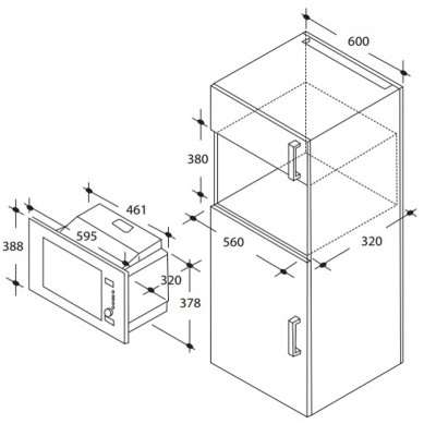 Микроволновая печь CANDY MIC 201 EX Микроволновая печь CANDY MIC 201 EX