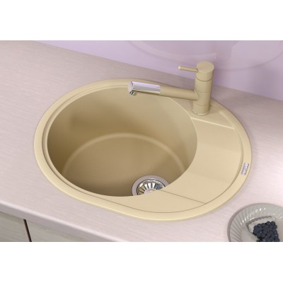 Кухонная мойка Флорентина РОДОС 580 жасмин Кухонная мойка Флорентина РОДОС 580 жасмин