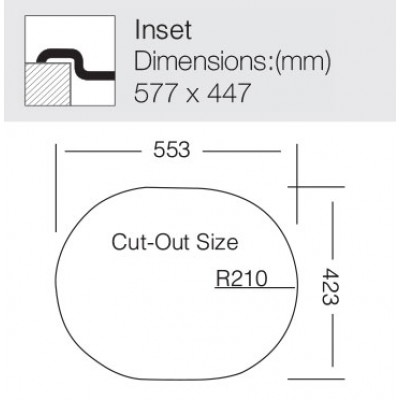 Кухонная мойка TopZero (wellinox) FAL 577.447 - GT8K Кухонная мойка TopZero (wellinox) FAL 577.447 - GT8K