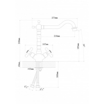 Смеситель TopZero Clyde BR Смеситель TopZero Clyde BR
