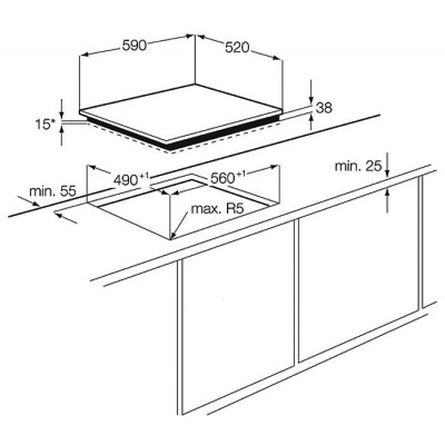 Варочная поверхность CANDY CH 64 CCW Варочная поверхность CANDY CH 64 CCW