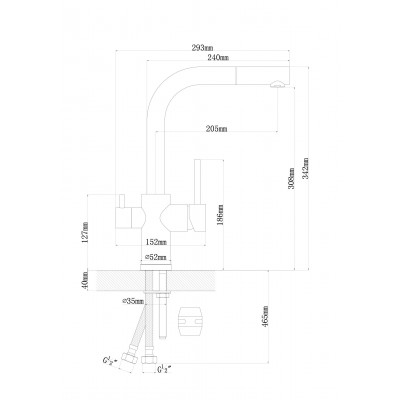 Смеситель Флорентина Кристалл FL цвет жасмин Смеситель Флорентина Кристалл FL цвет жасмин