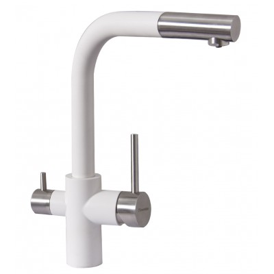 Смеситель Флорентина Кристалл FL цвет жасмин Смеситель Флорентина Кристалл FL цвет жасмин