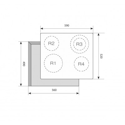 Варочная поверхность LEX EVH 641 BL Варочная поверхность LEX EVH 641 BL