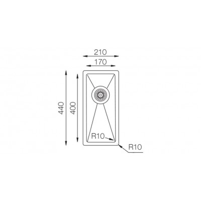 Кухонная мойка TopZero ColorX TNL 171 TITAN Кухонная мойка TopZero ColorX TNL 171 TITAN