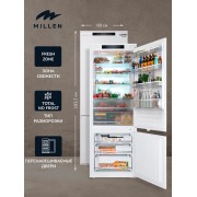 MILLEN MBI 193.7D холодильник встраиваемый