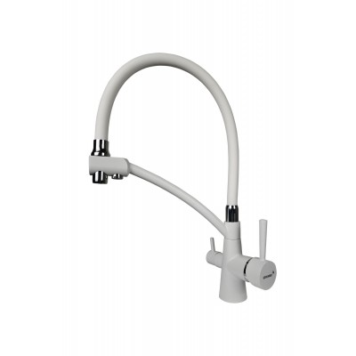 Смеситель Gerdamix BROOKS белый хлопок (PL-36) Смеситель Gerdamix BROOKS белый хлопок (PL-36)