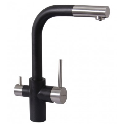 Смеситель Флорентина Кристалл FL цвет антрацит Смеситель Флорентина Кристалл FL цвет антрацит