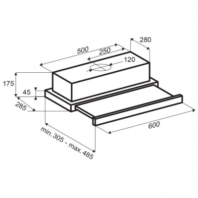 Вытяжка Zigmund & Shtain K 012.4 B Вытяжка Zigmund & Shtain K 012.4 B