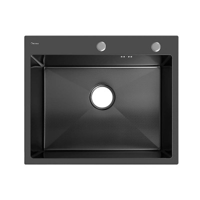 Мойка ARONA ARS 600*505 BLACK DECOR PVD NANO Мойка ARONA ARS 600*505 BLACK DECOR PVD NANO