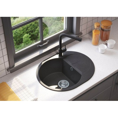 TOLERO GELCOAT Ronda-620 мойка, цвет Черный TOLERO GELCOAT Ronda-620 мойка, цвет Черный