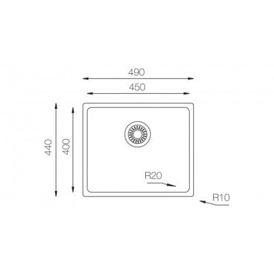 Кухонная мойка TopZero (prime) ME 451.GT10K Кухонная мойка TopZero (prime) ME 451.GT10K