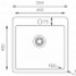 Кухонная мойка TopZero (prime) ME 500.500.GT10K Кухонная мойка TopZero (prime) ME 500.500.GT10K