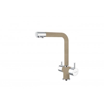 Смеситель Арес ИТ цвет песочный FG, (РОССИЯ) Смеситель Арес ИТ цвет песочный FG, (РОССИЯ)