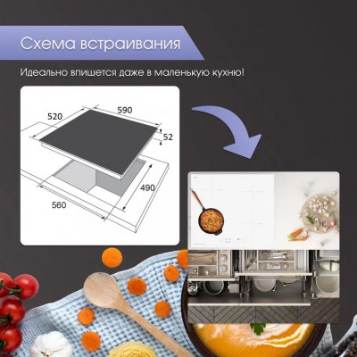 Zigmund & Shtain CI 33.6 W индукционная варочная поверхность Zigmund & Shtain CI 33.6 W индукционная варочная поверхность