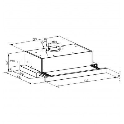 Вытяжка LEX HUBBLE G 2M 600 IVORY LIGHT Вытяжка LEX HUBBLE G 2M 600 IVORY LIGHT