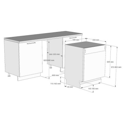 EVELUX Посудомоечная машина BD 6003 EVELUX Посудомоечная машина BD 6003