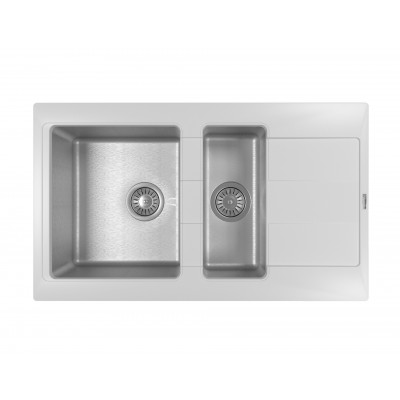 Кухонная мойка Флорентина КОМБИ 860 К жасмин Кухонная мойка Флорентина КОМБИ 860 К жасмин