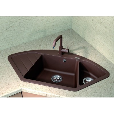 Кухонная мойка Флорентина ВЕСТА грей Кухонная мойка Флорентина ВЕСТА грей