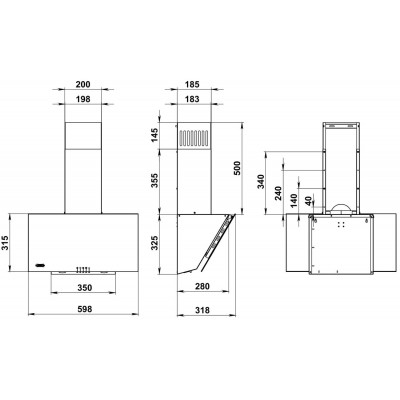Kanzler вытяжка D 539 B Kanzler вытяжка D 539 B