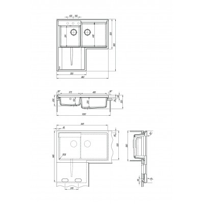 Кухонная мойка Флорентина АДРИЯ шампань Кухонная мойка Флорентина АДРИЯ шампань