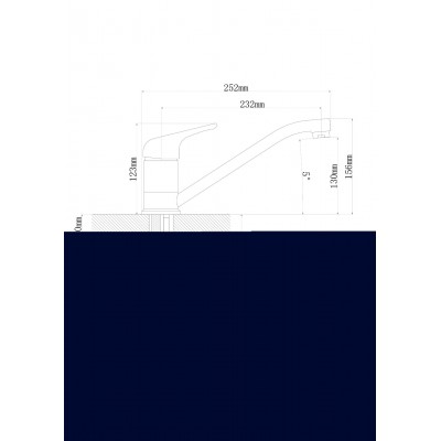 Смеситель Флорентина Гамма FL цвет мокко Смеситель Флорентина Гамма FL цвет мокко