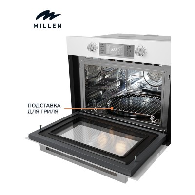 MILLEN MEOM 045 WH духовой шкаф с функциями СВЧ MILLEN MEOM 045 WH духовой шкаф с функциями СВЧ