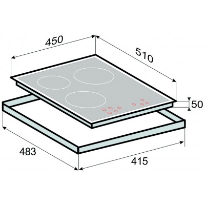 Варочная поверхность Zigmund & Shtain CNS 139.45 BX Варочная поверхность Zigmund & Shtain CNS 139.45 BX