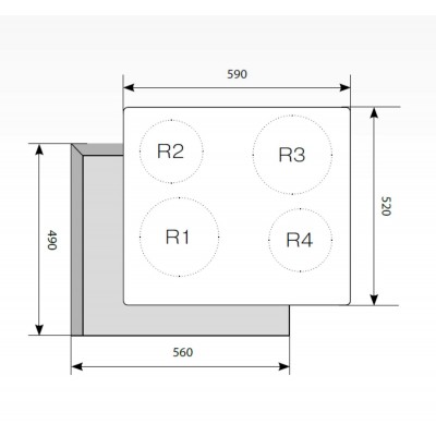 Варочная поверхность LEX EVH 640 BL Варочная поверхность LEX EVH 640 BL