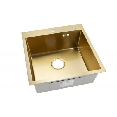 Мойка ARONA ARS 500*505 GOLD PVD NANO Мойка ARONA ARS 500*505 GOLD PVD NANO
