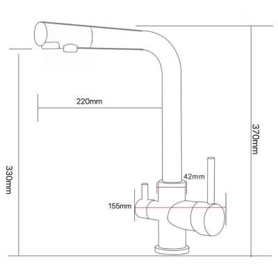 Смеситель ARONA ARM 303 GOLD PVD Смеситель ARONA ARM 303 GOLD PVD