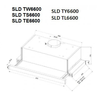 Вытяжка SCHAUB LORENZ SLD TW 6600 Вытяжка SCHAUB LORENZ SLD TW 6600