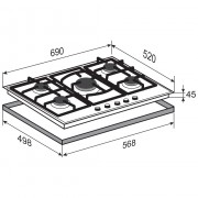 Варочная поверхность Zigmund & Shtain M 26.7 W