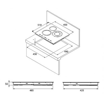 Варочная поверхность KORTING HK 42031 BW Варочная поверхность KORTING HK 42031 BW