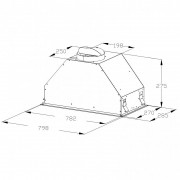 KORTING вытяжка KHI 9828 GN