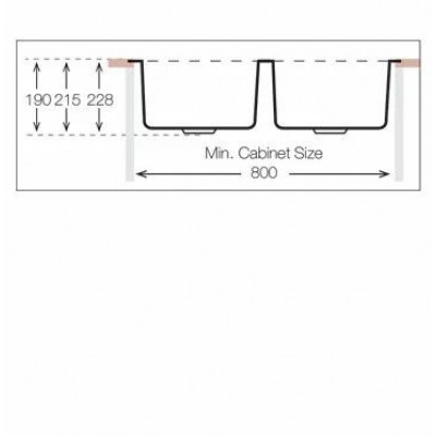 Кухонная мойка TopZero (prime) MU 340.50.50.GT10K Кухонная мойка TopZero (prime) MU 340.50.50.GT10K