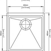 кухонная мойка TopZero Marina Ice (430x460-07)