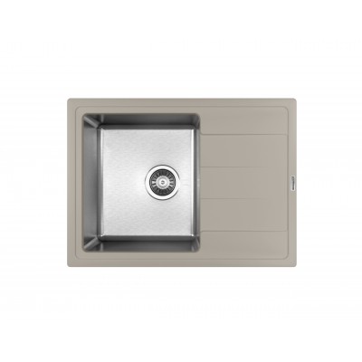 Кухонная мойка Флорентина КОМБИ 650 грей Кухонная мойка Флорентина КОМБИ 650 грей