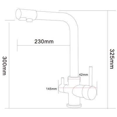 Смеситель ARONA ARM 301 BLACK PVD Смеситель ARONA ARM 301 BLACK PVD