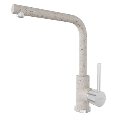 Кухонный смеситель TopZero Donald 38 Ground/CR,гранит/хром Кухонный смеситель TopZero Donald 38 Ground/CR,гранит/хром