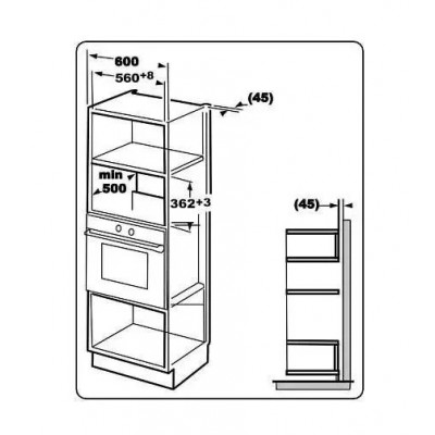 EVELUX Микроволнавая печь MW 20 W EVELUX Микроволнавая печь MW 20 W