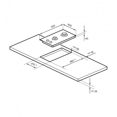 LEX GVG 325 WH газовая варочная поверхность LEX GVG 325 WH газовая варочная поверхность